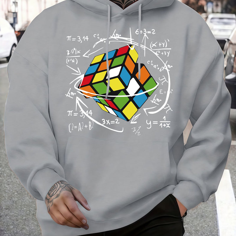 Fashion Trendy Men's Hooded Casual Sweatshirt.