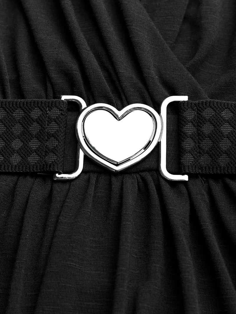 Valentine's Day Edition Women's Metal Heart T-Shirt.