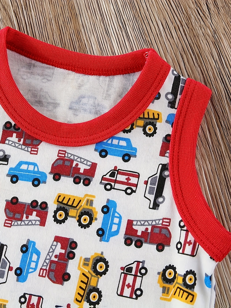 5pcs Pure Cotton Baby Boys' Romper Bodysuit.