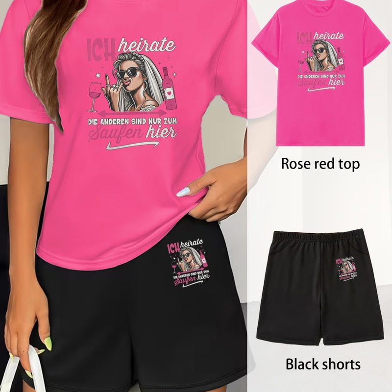 2pcs Set for Women's Daily Commute and Casual Wear in Spring and Summer.