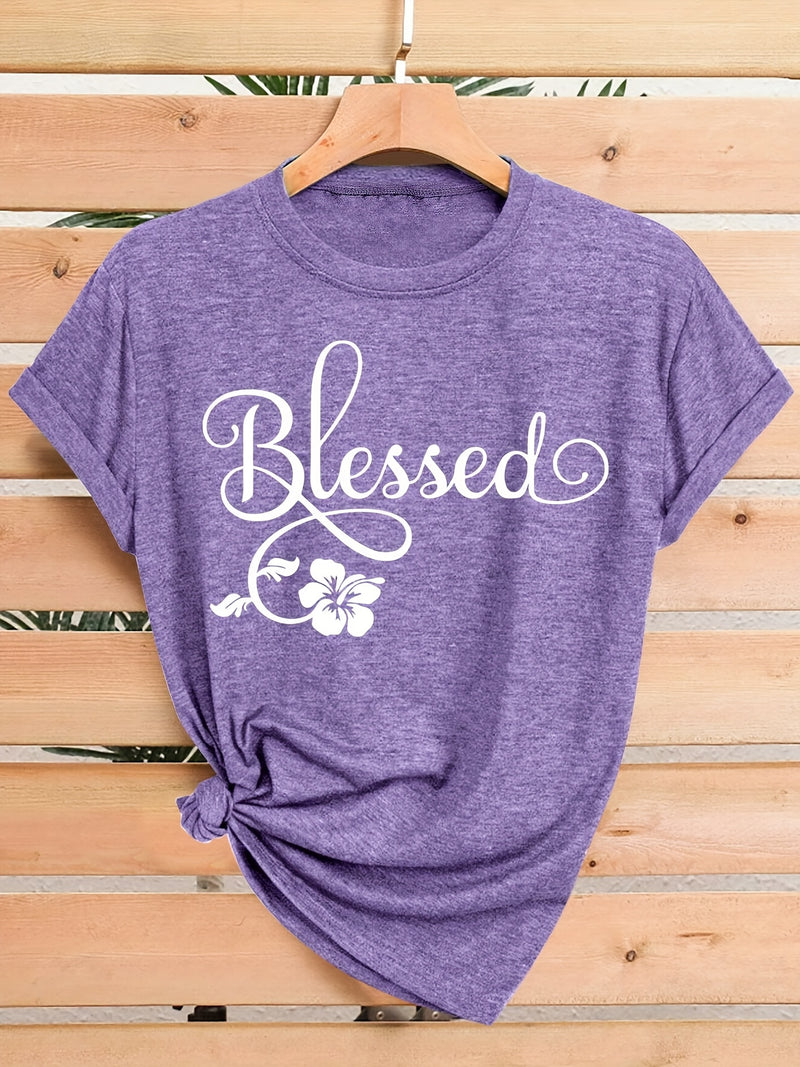 Women's Casual Short Sleeve T-Shirt.