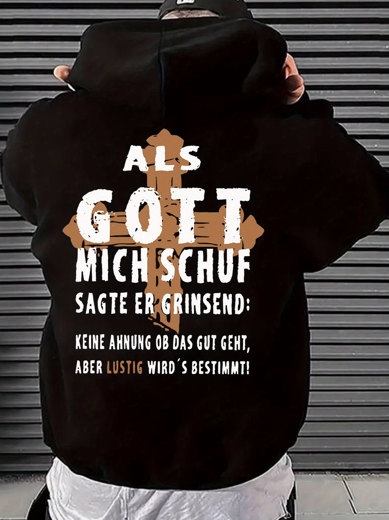 Men's Hooded Sweatshirt New Print Hoodie.