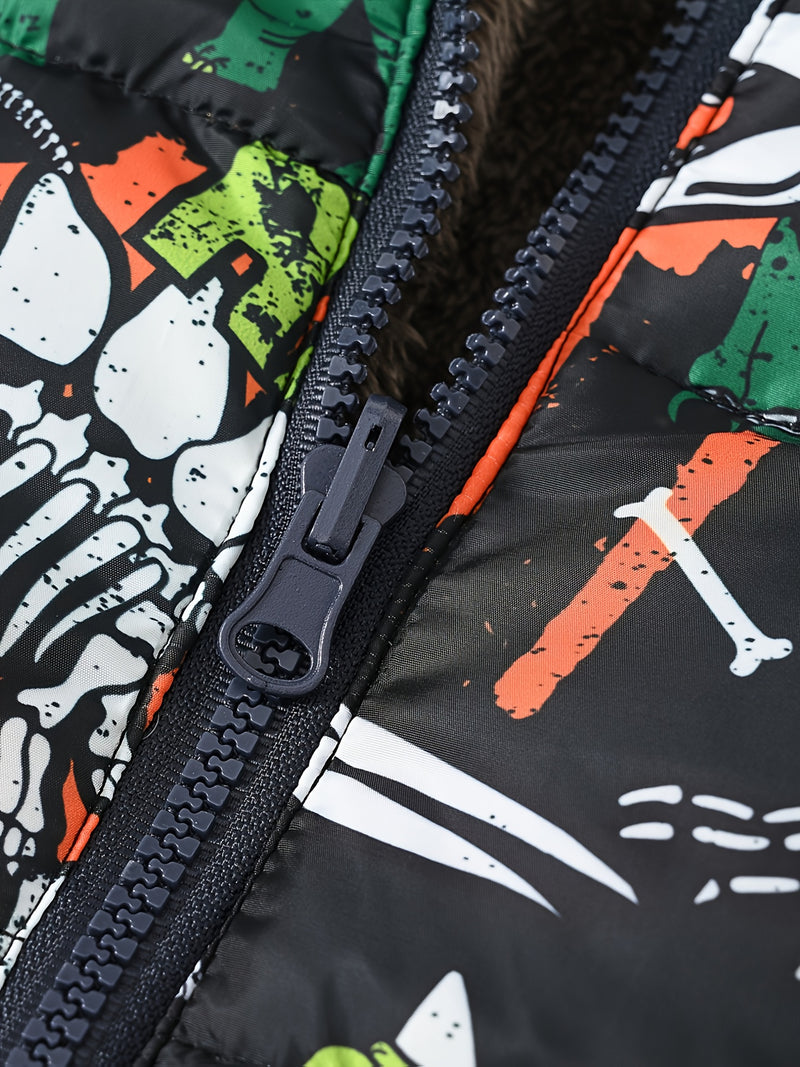 Boys Dinosaur Adventure Hooded Jacket.