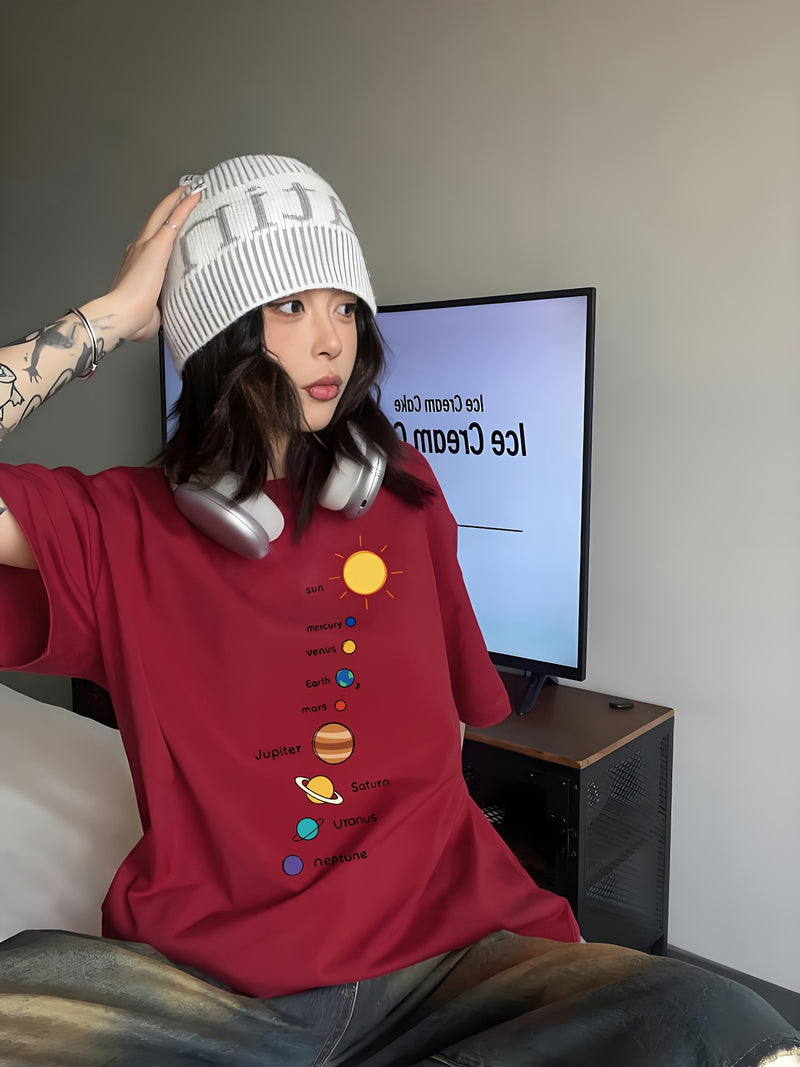 Women’s Trendy Brand Short-sleeve T-shirt.