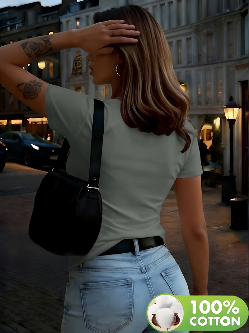 Women's Pure Comfortable T-shirt.