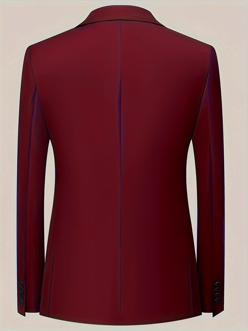 A Men's Three-Piece Suit Consisting of a Blazer.