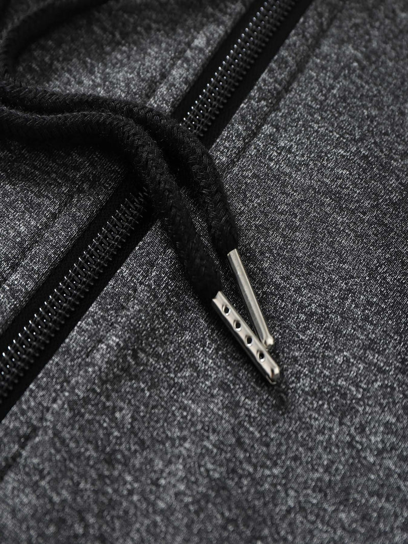 Men's Trendy Autumn And Winter Hooded Jacket Set.