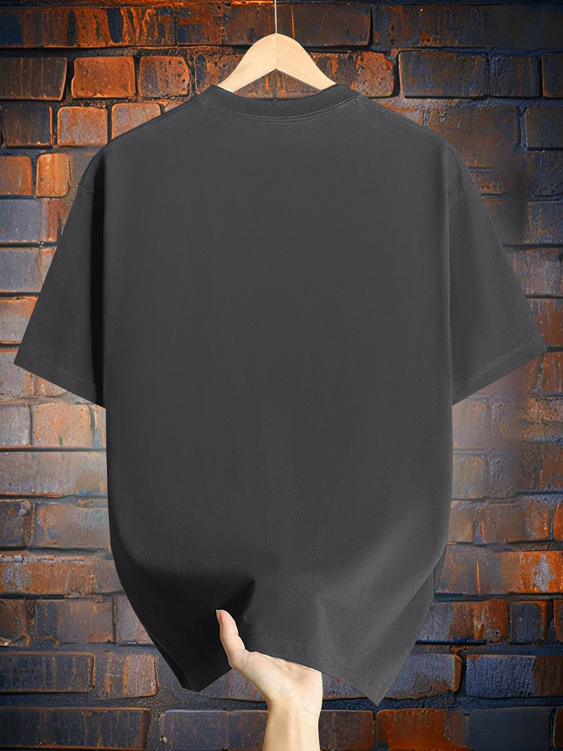 Men’s T-Shirt Cotton Casual Short Sleeve Tee.