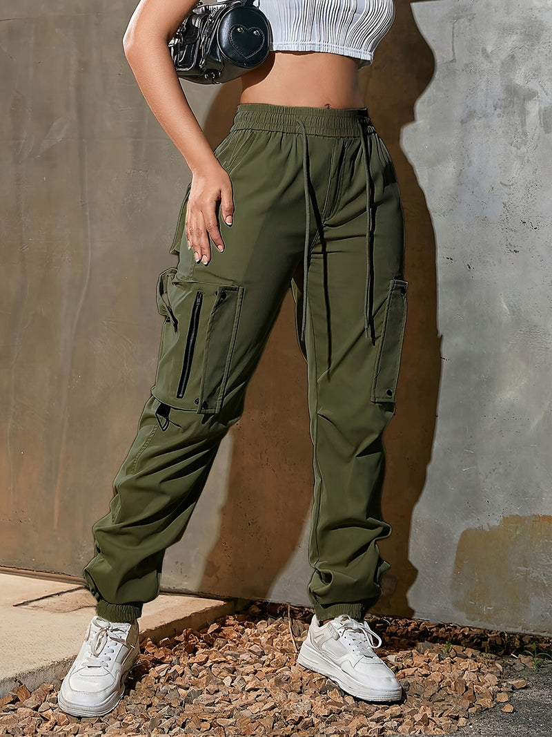 Women's High-Waisted Loose Overalls: Casual, Fashionable, and Comfortable.