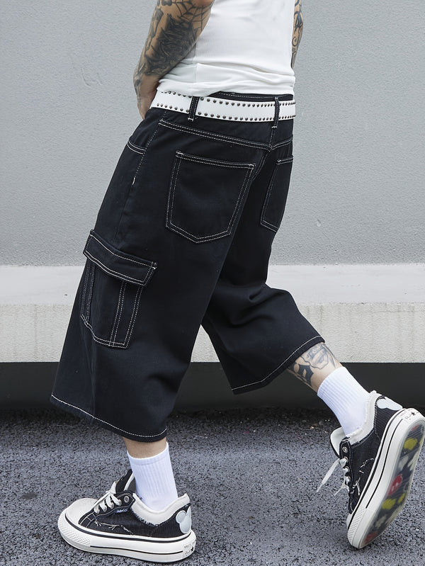 Men's Denim Shorts.