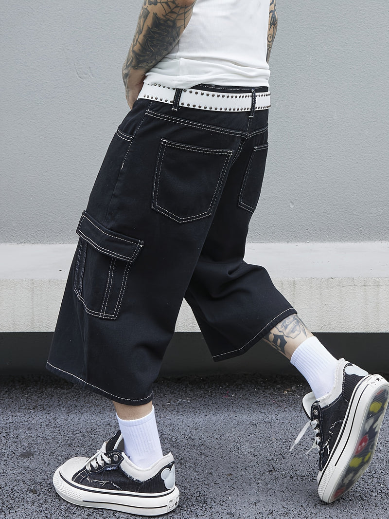 Men's Denim Shorts.