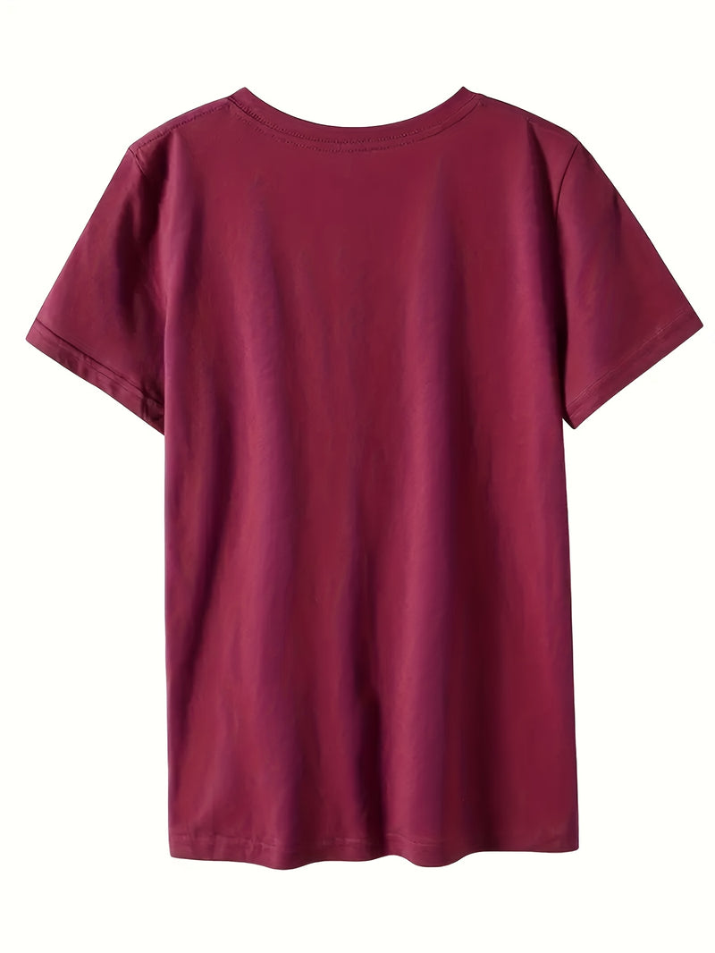 Women's "Love" Graphic Print T-Shirt.