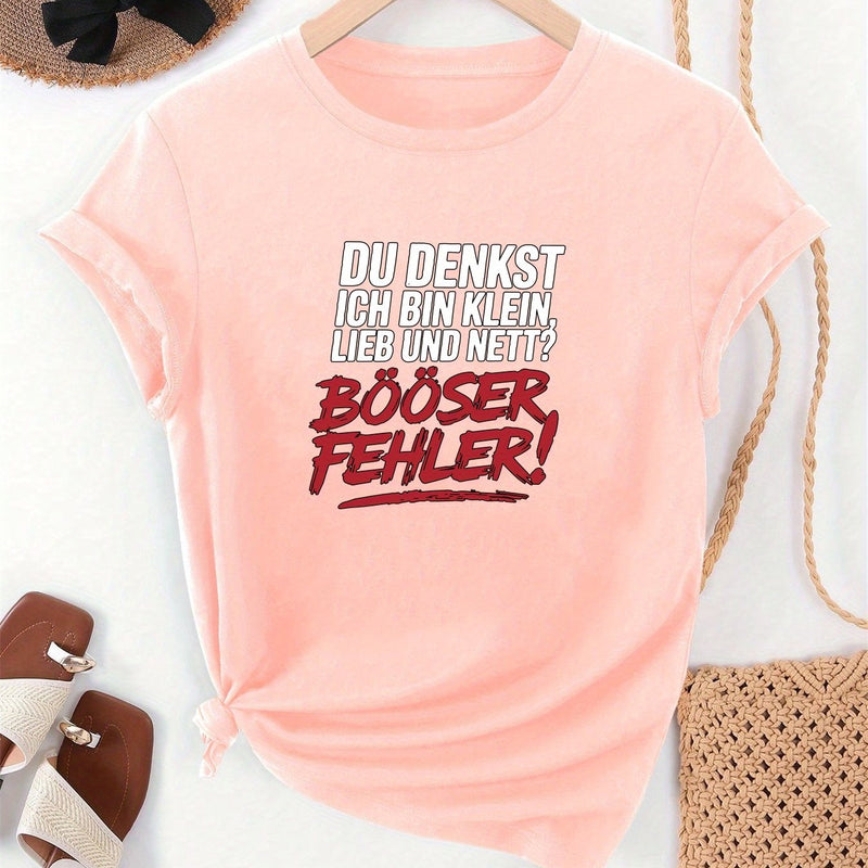 Women's Funny German Quote T-Shirt.