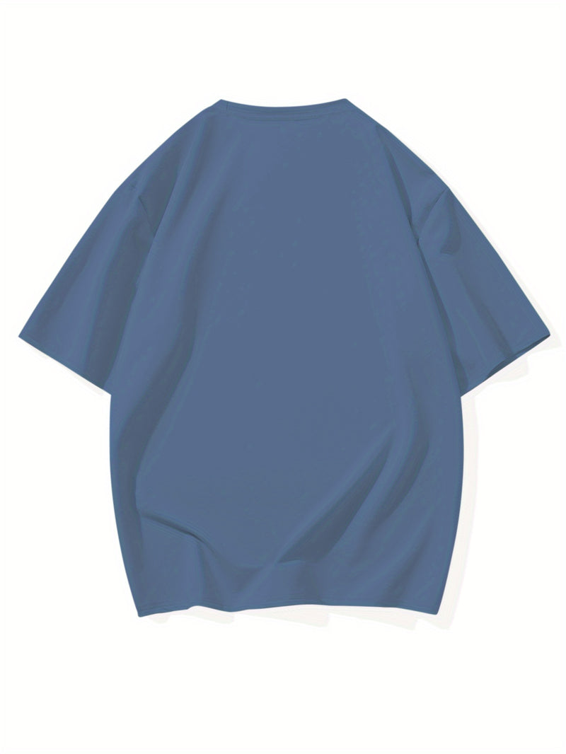 Women's Stylish Printed Round Neck Short-Sleeve T-Shirt.