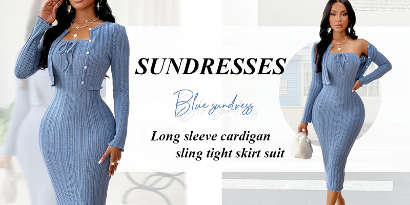 Women's Casual Simple Fashion Textured Solid Color Bow Tie Camisole Dress.