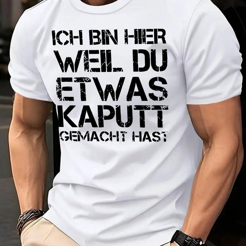 Men's T-Shirt Summer Sports.