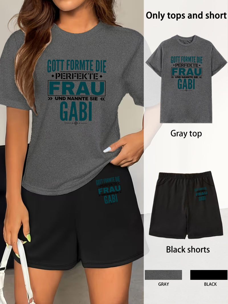 Women's Casual And Refreshing Two-Piece Set.