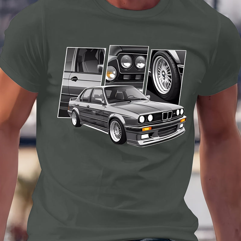 Pure Cotton Short-Sleeve T-Shirt for Men.