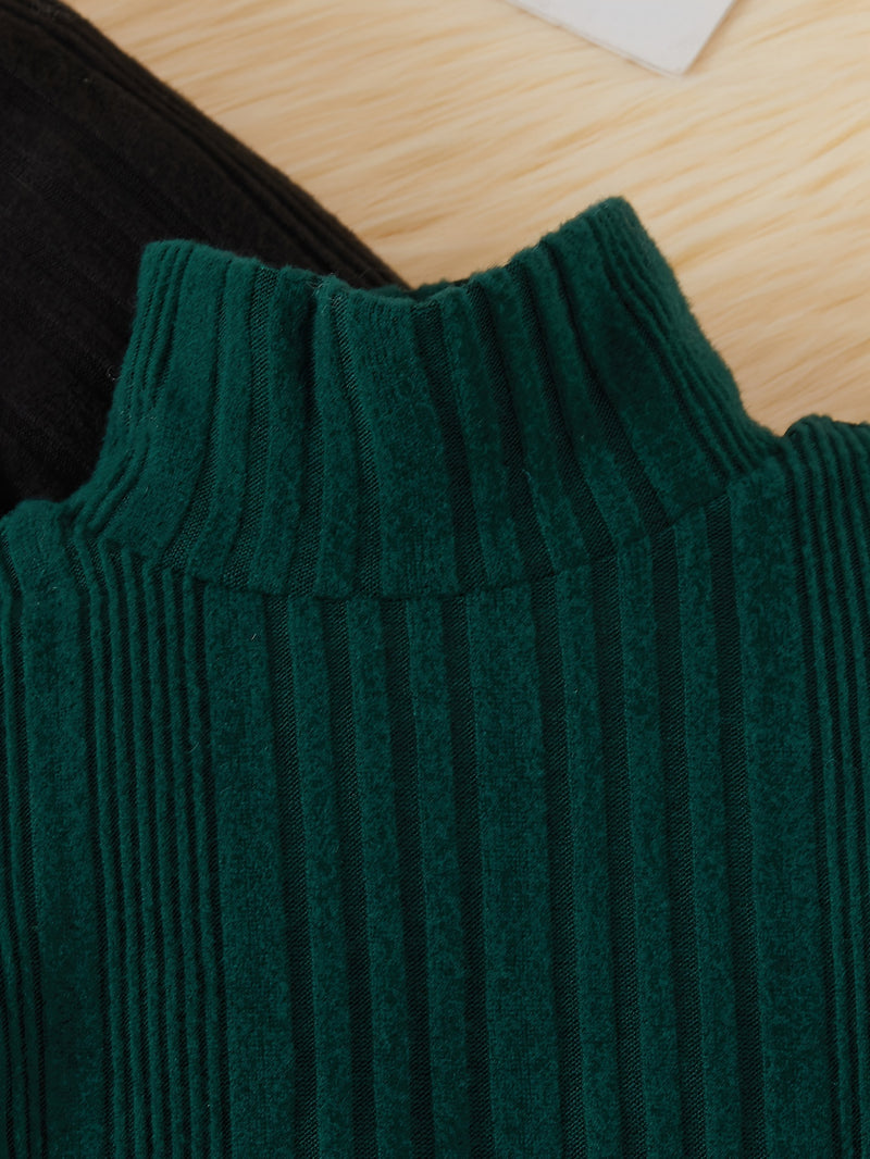 2pcs Set Boys Long-sleeve Sweater.