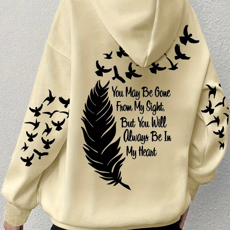 Women's Comfortable Graphic Hoodie.