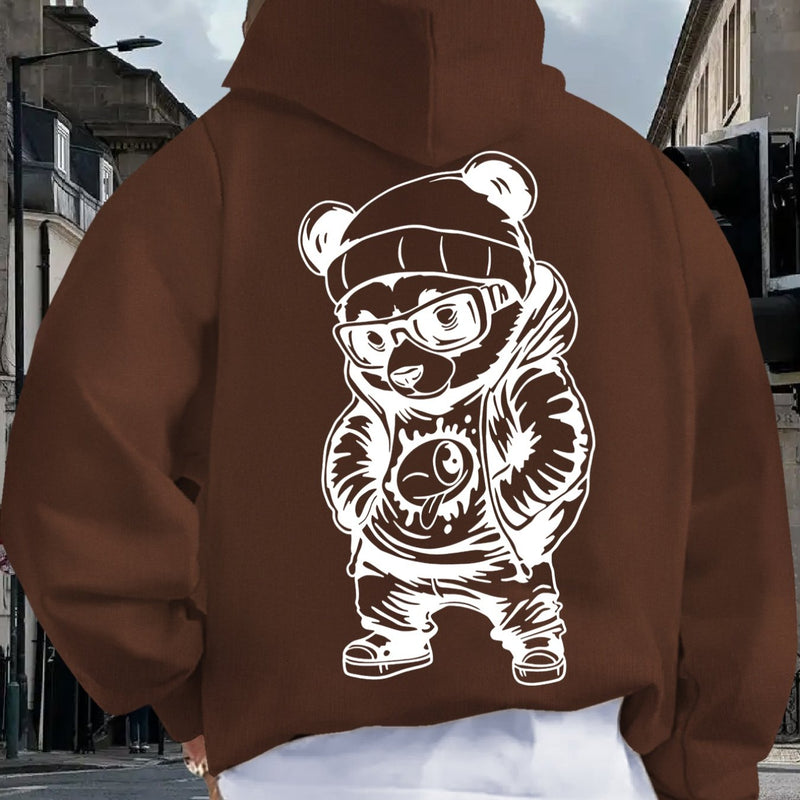 Men's Casual Hooded Sweatshirt.