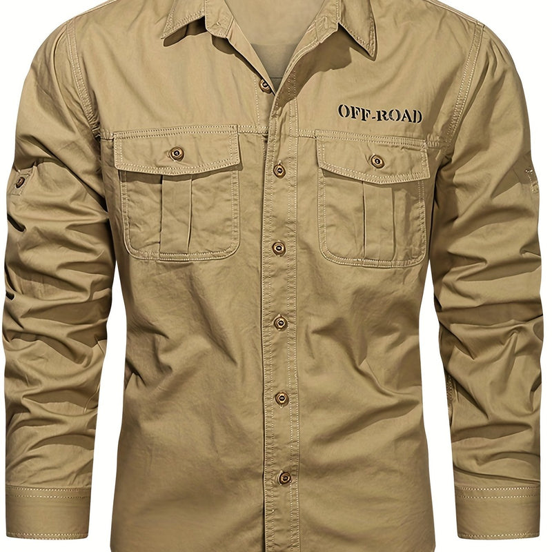 Men's Heavy-Duty Long Sleeve Shirt.