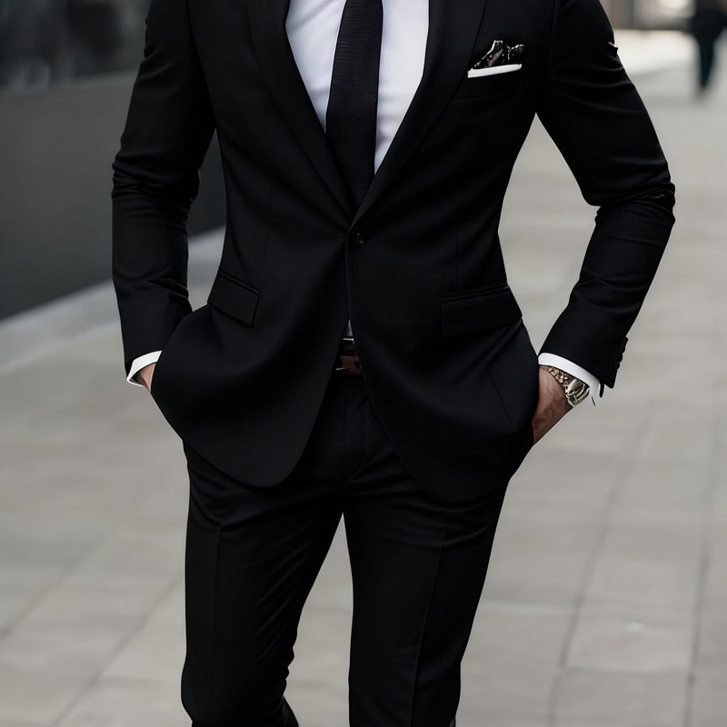 Men's 2pcs Suit, Consisting of a Blazer And Trousers.
