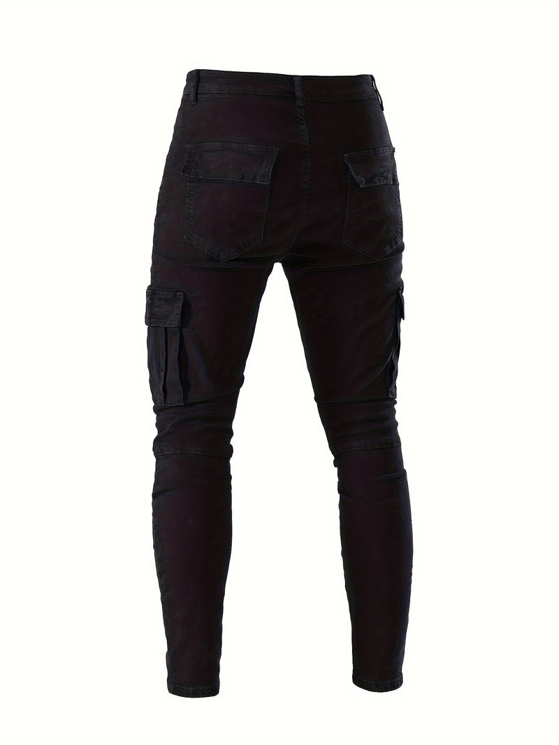 Men's Cargo Jeans.
