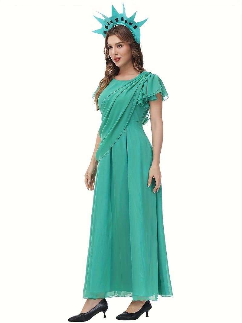 Women's Statue of Liberty Party Dress.