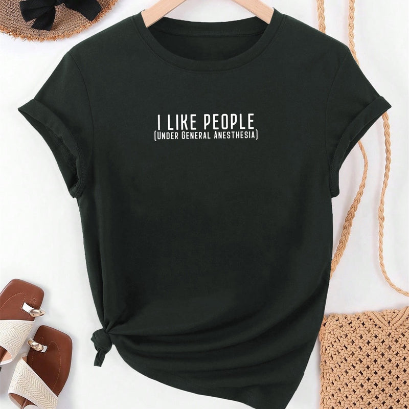 Women's Summer Casual Short-Sleeve T-Shirt.
