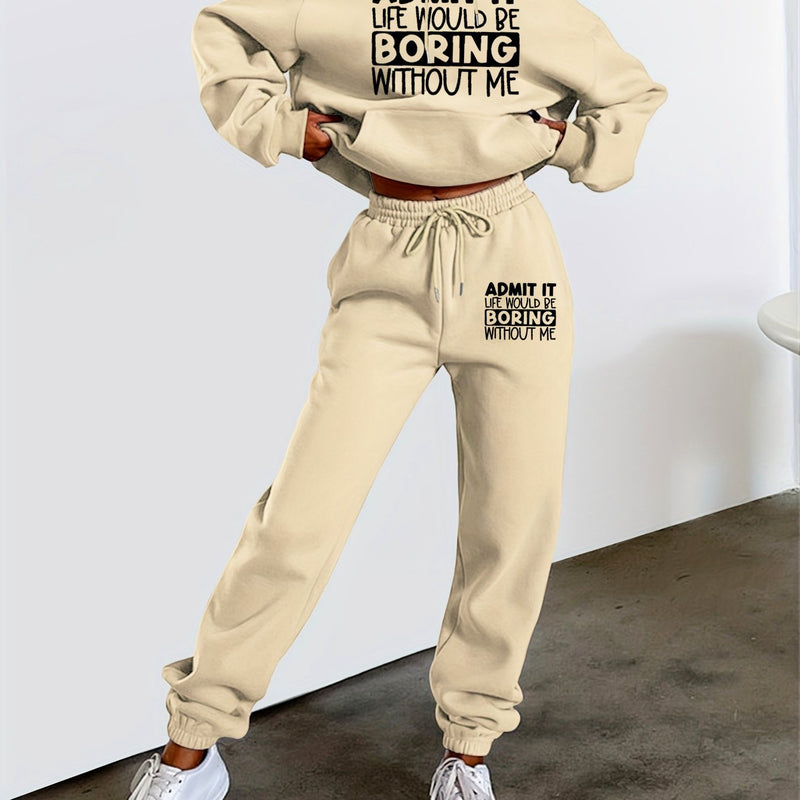 Women's Casual Long-Sleeve Hoodie.