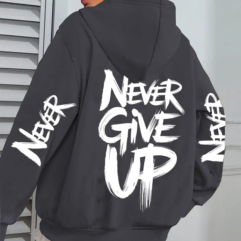 Women's Casual Zip-Up Hoodie.