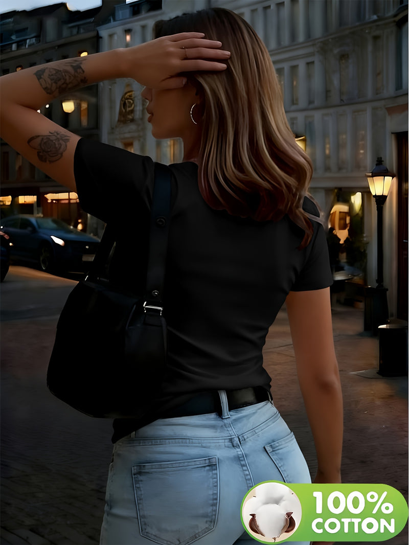 Women's Pure Comfortable T-shirt.