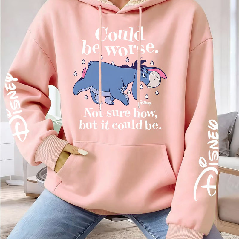 Women's Hooded Pocket Sweatshirt.