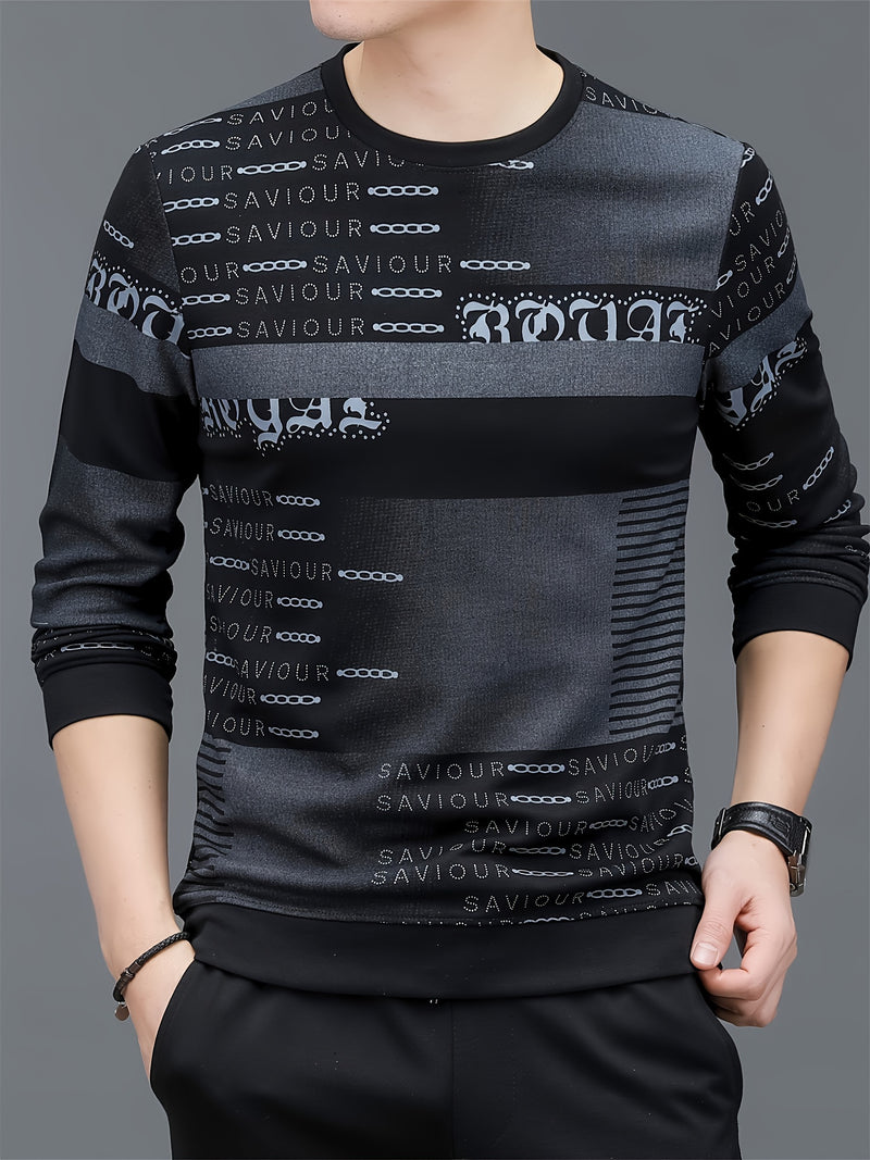 Men's Long-Sleeve Versatile Fashion.