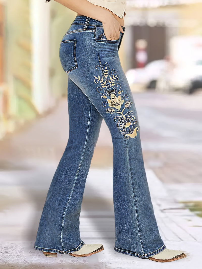 Women’s Fashionable Slim-Fit Flared Trousers.