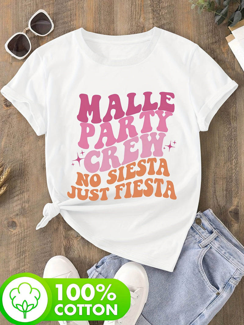 Women's T-Shirt Graphic Print - Spring/Summer Fashion.