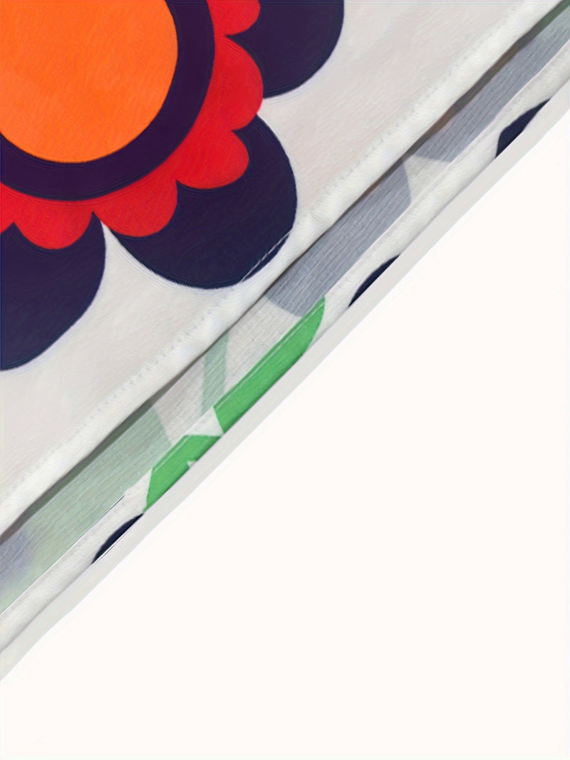 Women’s European And American Style Floral Print Skirt Set.