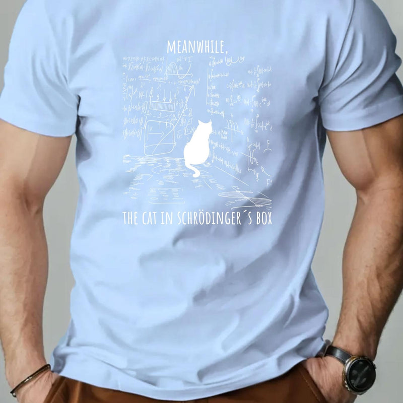 Men's Short-Sleeve T-Shirt with a Kitten Pattern for Summer Casual Wear.