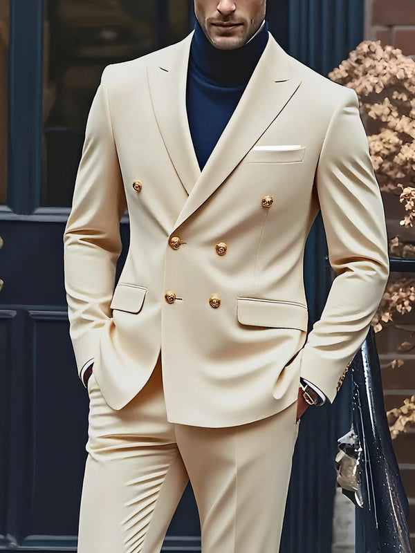 Men's Suit Set with 2pcs, Including a Blazer And Trousers.