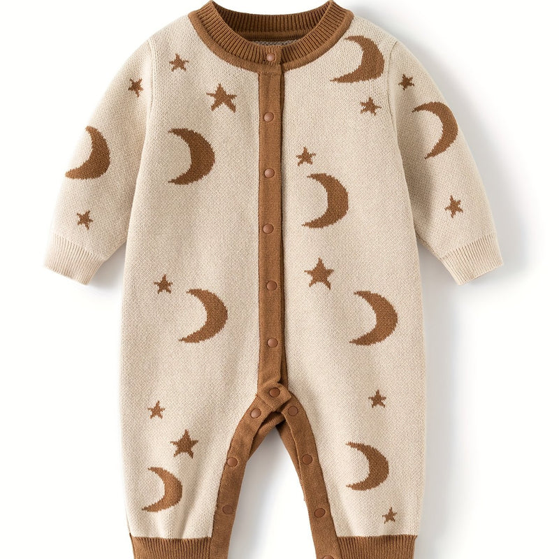 Cute Bohemian Style Children's Knitted Bodysuit Sweater.