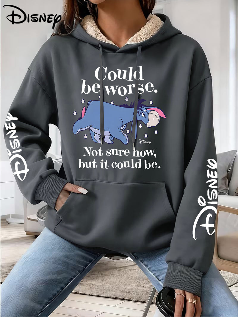 Women's Hooded Pocket Sweatshirt.