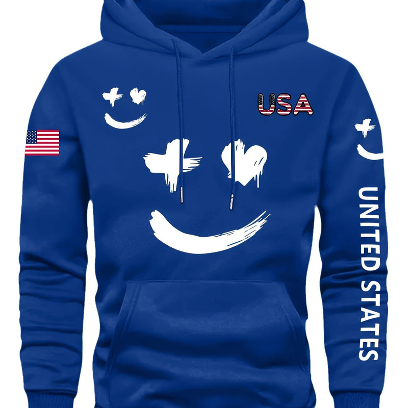 Men's Casual And Versatile Hooded Sweatshirt.