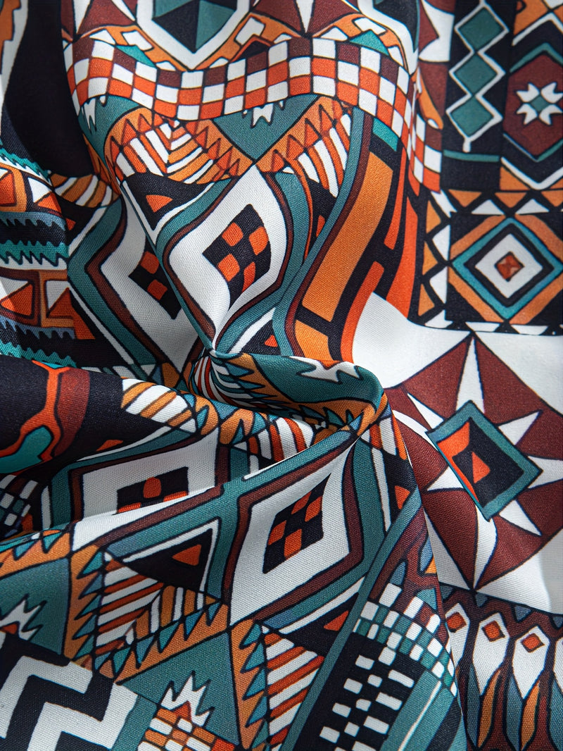 Men’s Short Sleeve T-Shirt with Random Print Pocket.