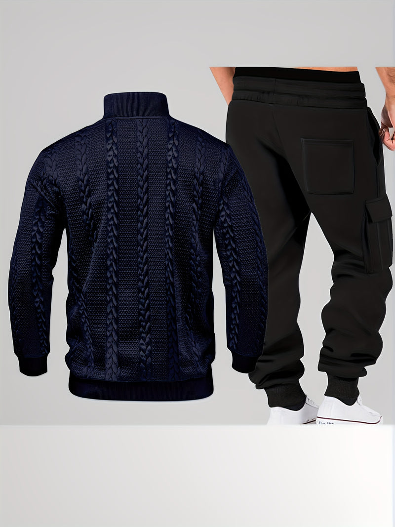 Men's Autumn/Winter Two-Piece Set.