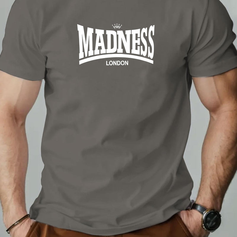 Men's "Madness London" Graphic T-Shirt.