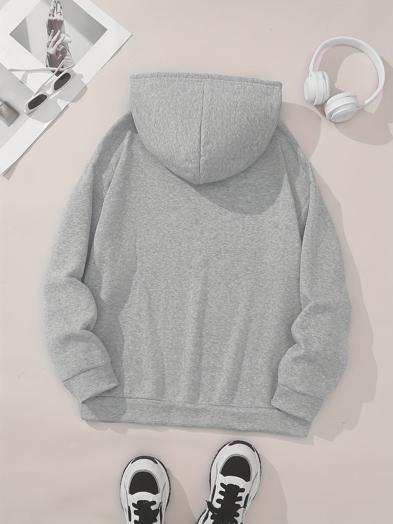 Women'S Casual Fashion Hooded Sweatshirt with Duck.
