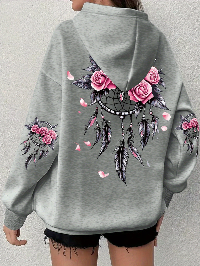 Women’s Comfortable Graphic Hoodie.