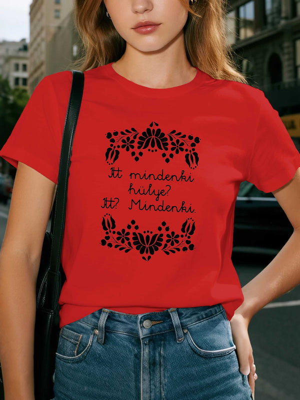 Women's T-Shirt with Short Sleeves.