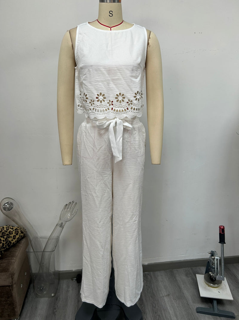 Women's Casual Pants Two-Piece Set.